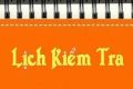 LỊCH KIỂM TRA GIỮA HK I Năm học 2023-2024